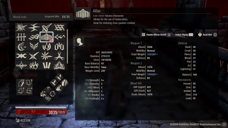 I learned every skill in the game but stuck with the Atlas blood code as soon as I'd gotten it.